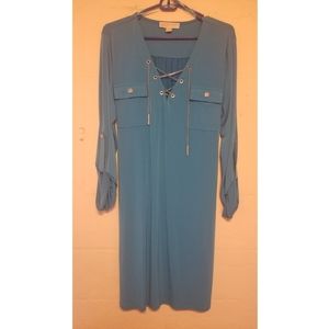 Michael Kors Teal Blue dress, sz XL